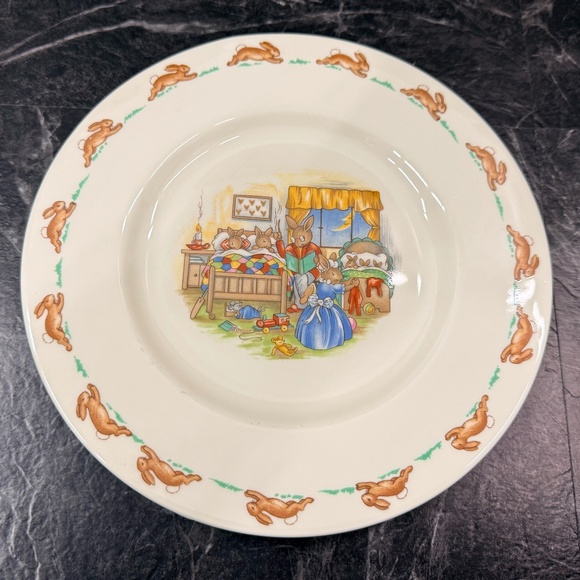 ROYAL DOULTON “Bunnykins" English Fine Bone China 5 Piece Set - Picture 14 of 16